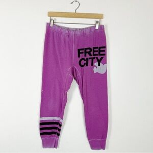 FREECITY GAP SWEATPANTS JOGGERS FREE CITY Purple